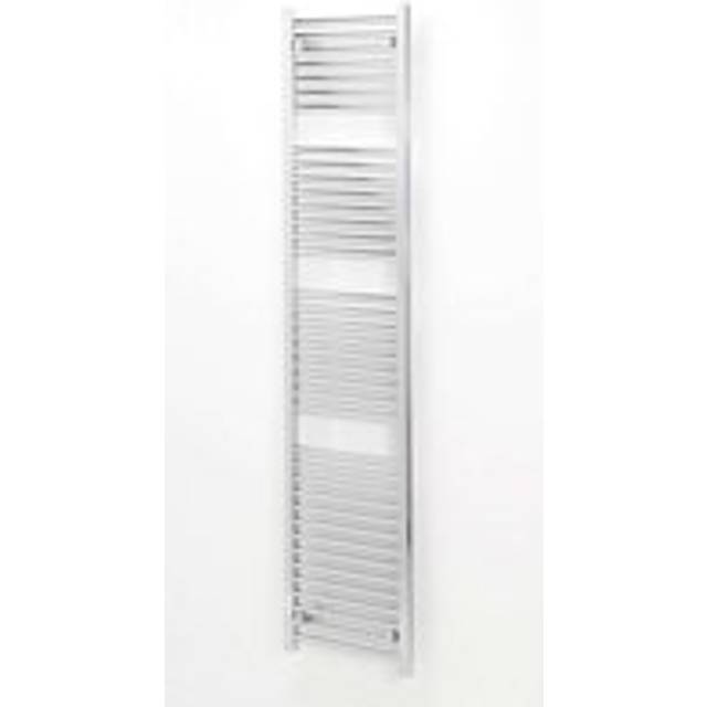 Towelrads Pisa Flat Towel Radiator 800 x 300mm - Chrome, Silver
