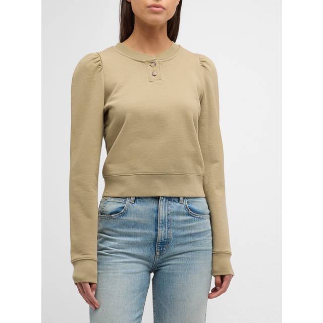 FRAME Denim Femme Henley Sweatshirt