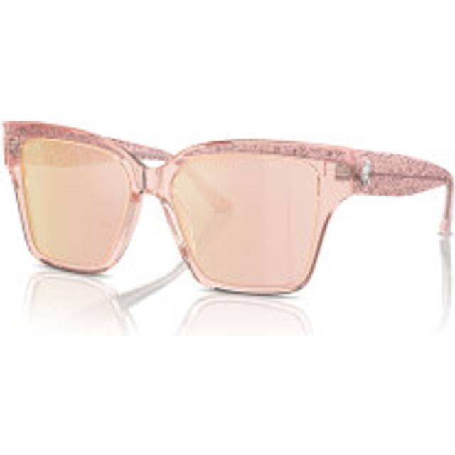 Jimmy Choo JC 5003 5039/Z, SQUARE Sunglasses, FEMALE, available with prescription - Pink