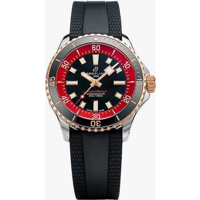 Breitling Unisex Black U173752a1b1s1 Superocean Stainless-steel and Ceramic Automatic Watch 1 Size - BLACK