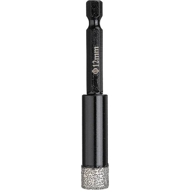 (12mm) 6-14mm Vaccum Brazed Diamond Dry Drill Bits Hole Saw Cutter for Granite Marble Ceramic Tile Glass Dry Cutting