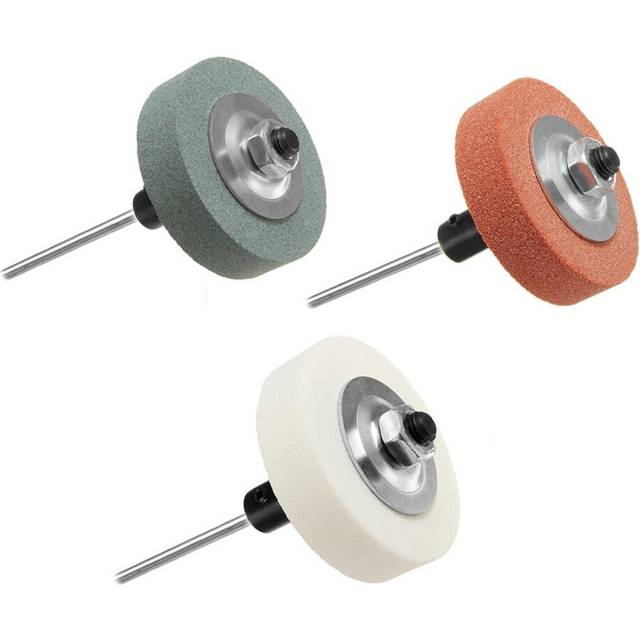 (White) 70x20x10mm Grinding Wheel Adapter Set Changed Electric Drill Into Grinding Machine
