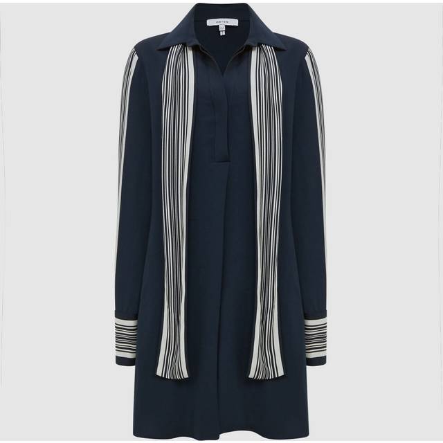 Reiss Ellie Side Stripe Mini Dress