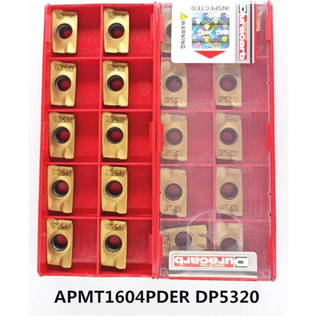 (APMT1604PDER DP5320) Milling Blade Large R0.8 R5 R6 Small R0.8 Milling Cutter CNC Carbide Milling Insert