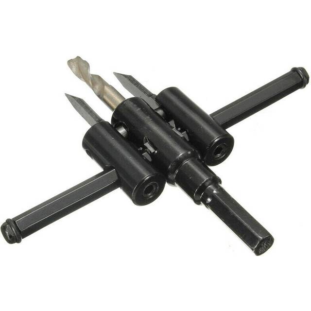 30mm-120mm Adjustable Circle Cutter Metal Wood Hole Saw Drill Bit