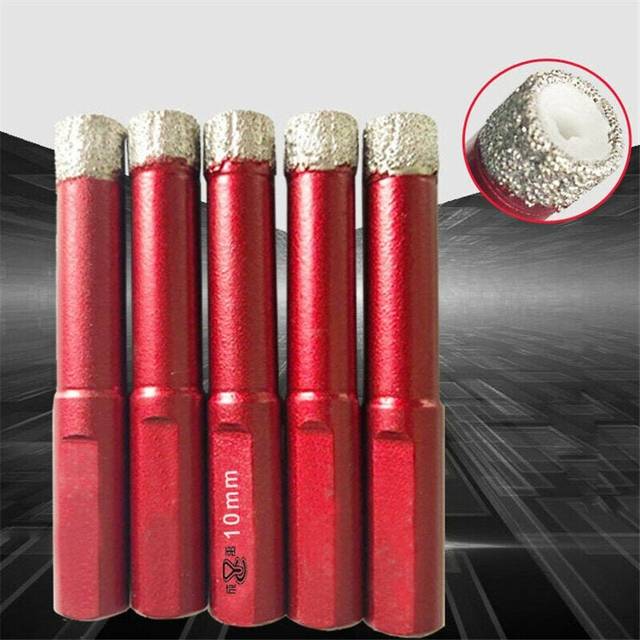 (8mm) 6-14mm Marble Diamond Dry Playing Hole Saw Drill Bits Ceramic Tile Glass Cutter