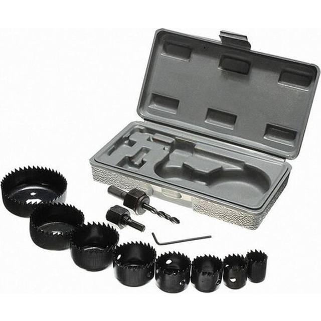 11Pcs 19-64mm Tooth Hole Saw Cutting Tool Kit Wood Working Cutter Drill Bit Set