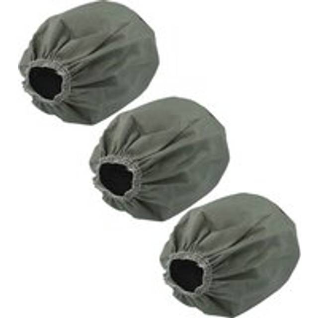 Vhbw - 3x Textile Filter Replacement for Bosch 2609256F41 for Industrial Vacuum Cleaner, Wet/Dry Vacuum Cleaner - Textile Bag, Washable, Grey