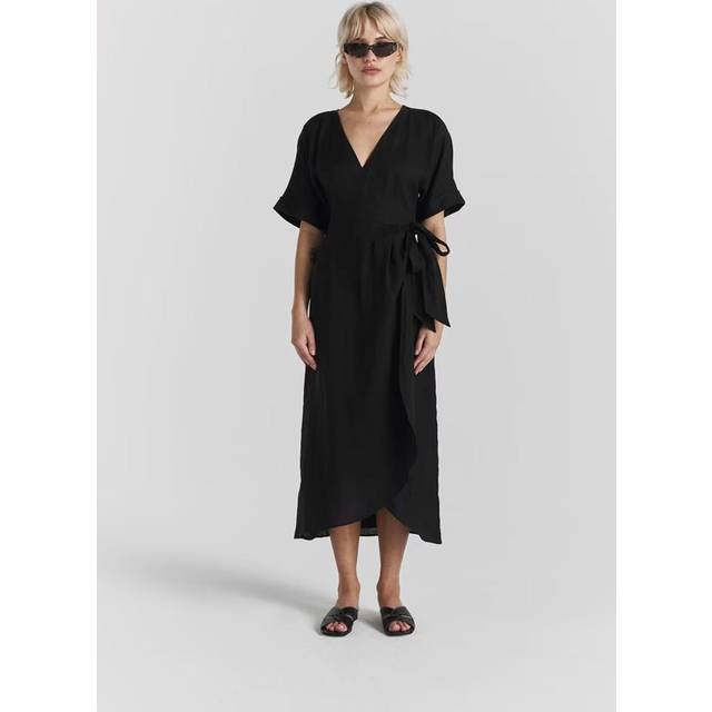 Twist & Tango - Linneklänning Mya Dress - Svart