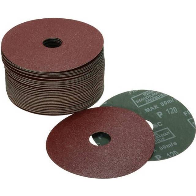 (60#) 50pcs 115mm Sanding Grinding Discs Wheels 24-120 Grit for Angle Grinder