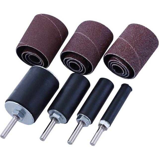 16Pcs Sandpaper Bands Wheel Sanding Wheel for Metal Polishing wood working Abrasive Tool