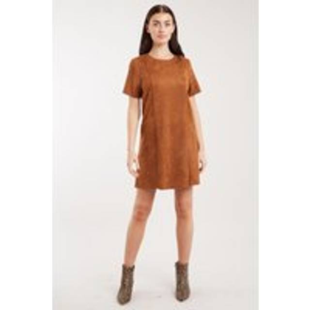 Louche Sylvie Faux Suede Mini Dress