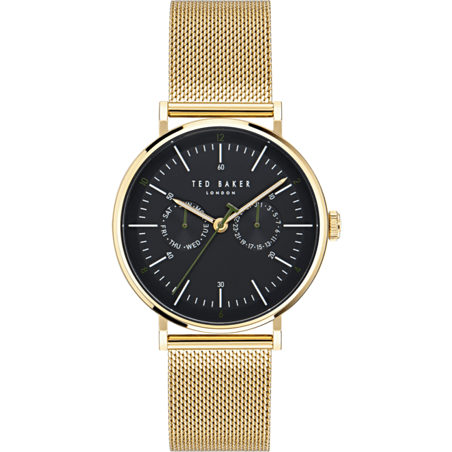 Ted Baker Phylipa Gents Timeless Black Dial 41mm Watch BKPPGS404
