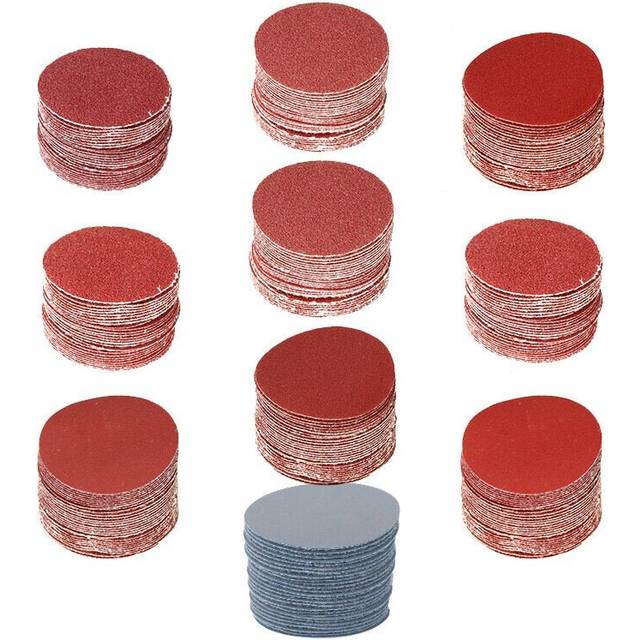 100Pcs 4 Inch 80-3000 Grit Flocking Sandpaper Processing Wear-resistant Sharpening Electric Grinder Accessories