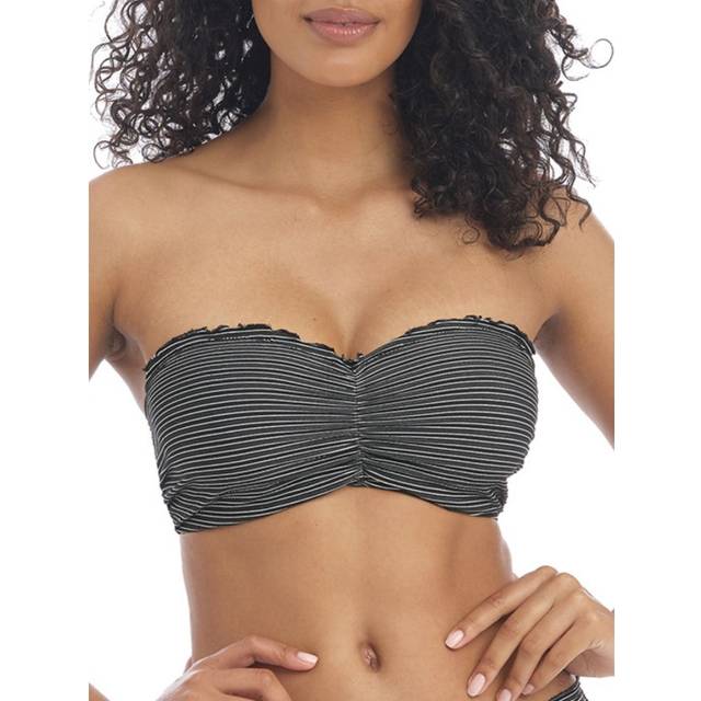 Freya Ocean Calling Bandeau Bikini Top In Black - 30D