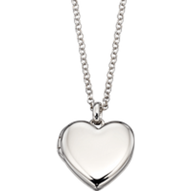 Little Star Olivia Sterling Silver Locket Necklace - Silver