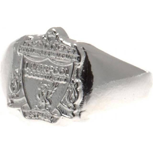Liverpool Fc Silver Plated Crest Ring Small