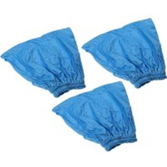 Vhbw - 3x Textile Filter compatible with Lidl / Parkside pnts 30/6 de Vacuum Cleaner, Wet/Dry Vacuum Cleaner - Textile Bag, Washable, Blue