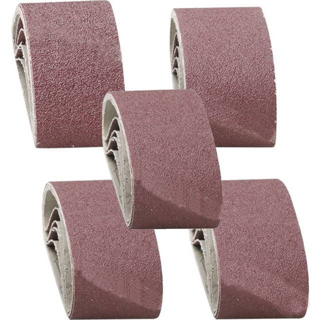 (#120) 5Pcs 65x410mm Abrasive Sanding Belts 40/60/80/120 Grit Aluminium Oxide Power Tools Accessory for Grinding Polishing Sander