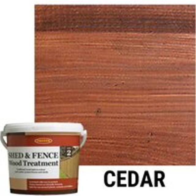 Protek Shed and Fence Stain - Cedar 5 Litre - Red