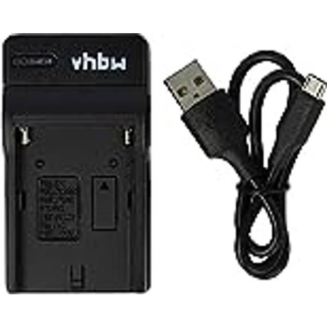vhbw Laddare laddningsfodral passar för kamera camcorder DSLR Sony DCR-PC105, DCR-PC105E, DCR-PC105K, DCR-PC110, DCR-PC110E, DCR-PC115, DCR-PC115E