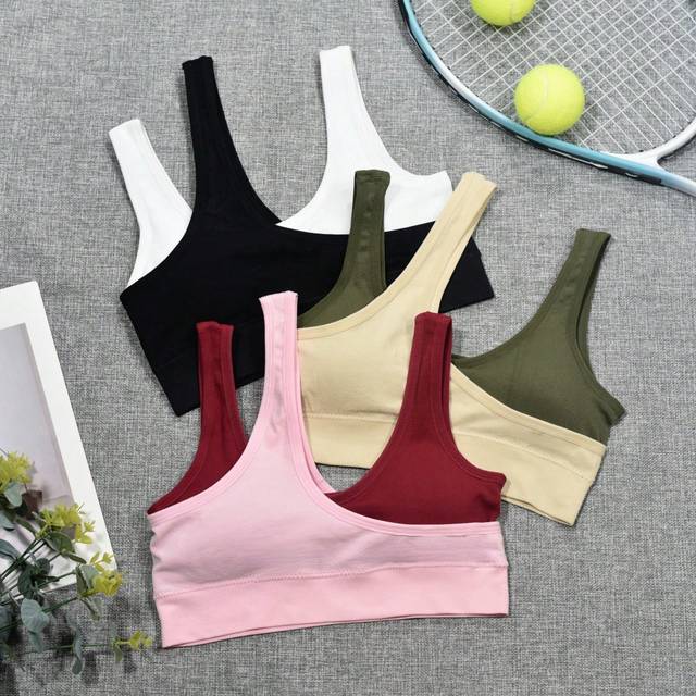 SHEIN Color Blocking Elastic Breathable Shockproof Sports Bra