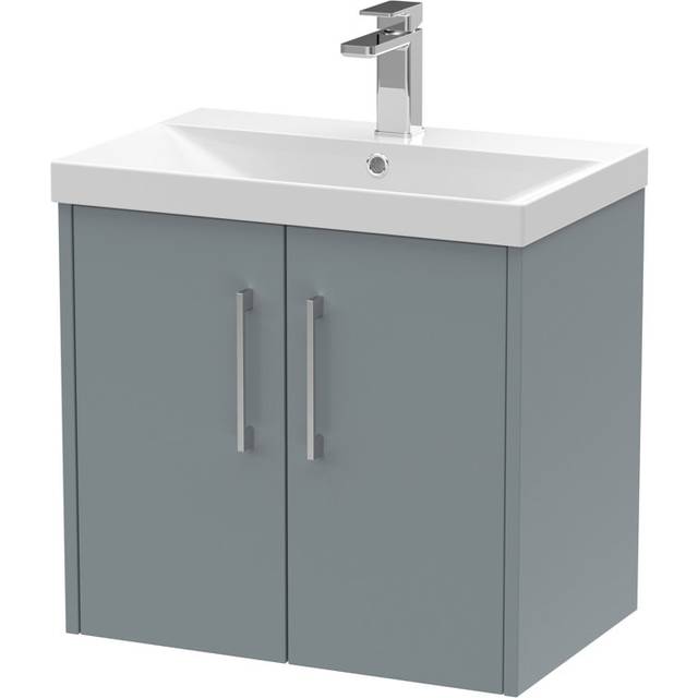 Juno 600mm Wall Hung Single Vanity Unit (589mm H X 600mm W X 395mm D)