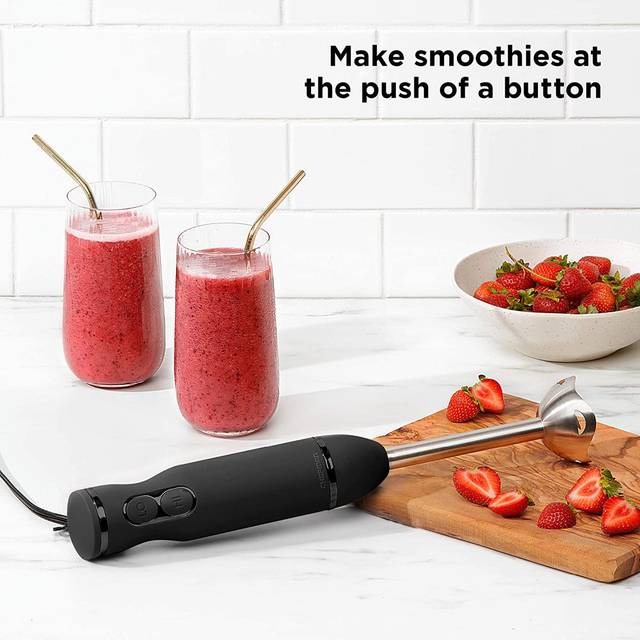 Belfry Kitchen 800E Immersion Stick Hand Blender - Black