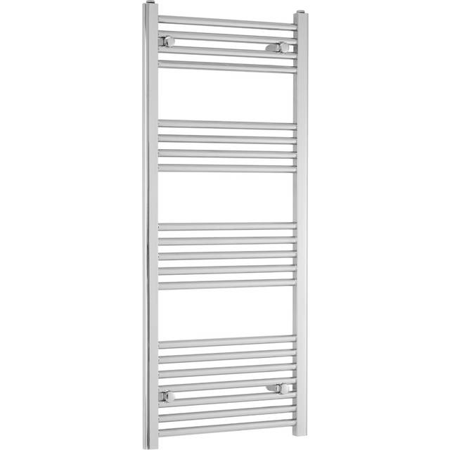 Wall-Mounted Heated Towel Rail - Chrome (80cm H x 40cm W x 7.5cm D)
