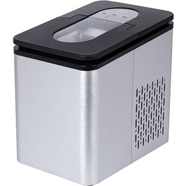 Eshal Electric Ice Cube Maker Machine - Chrome (32cm H X 24cm W X 32cm D)