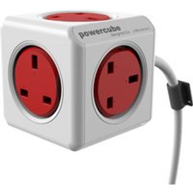 Allocacoc 1.5-Metre PowerCube 'Extended' 5-Socket Mains Extension Lead
