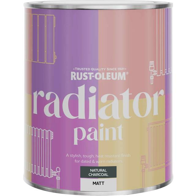 Rust-Oleum Radiator Matt Paint 750ml - Natural Charcoal