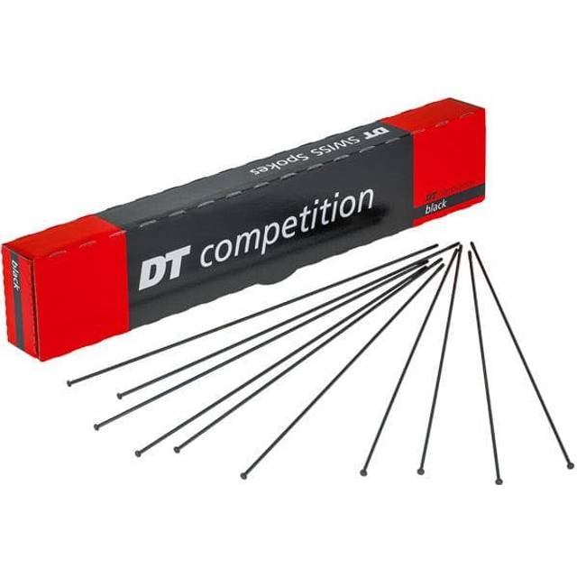 Eker DT Swiss Competition Straightpull Rund 2/1.8 mm 258 mm svart