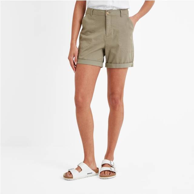 Canvey Womens Chino Shorts - Sage Green - 12