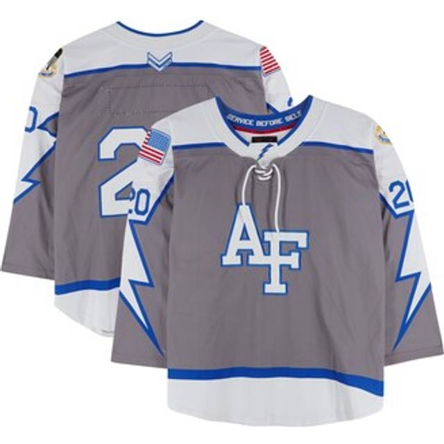 Air Force Falcons Team-Issued #20 Gray Jersey from the Hockey Program
