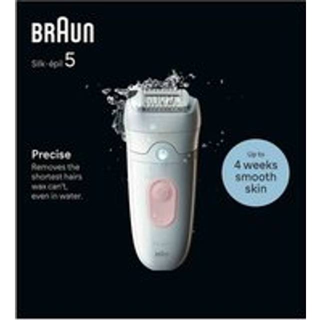 Braun - Silk-épil Epilators Series 5 Epilator 5-000 White/Flamingo for Women