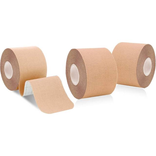 10pcs Cotton Elastic Sports Tape Kinesiology Taping Exercise Muscle Protector Women DIY Breast Lift Tape Waterproof Bandage