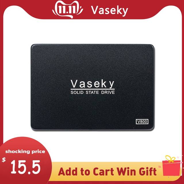 Vaseky hhd sata v800 ssd 500gb 240gb hdd dator hårddisk 2.5 tum intern solid state disk sata 3 380mb/s60g 64g 120g 128g - 64gb