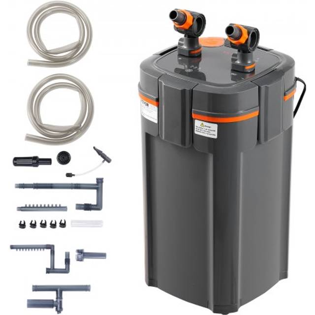 VEVOR 120 Gallon Aquarium Canister Filter 15w UV-lampa Fish Tank Tyst