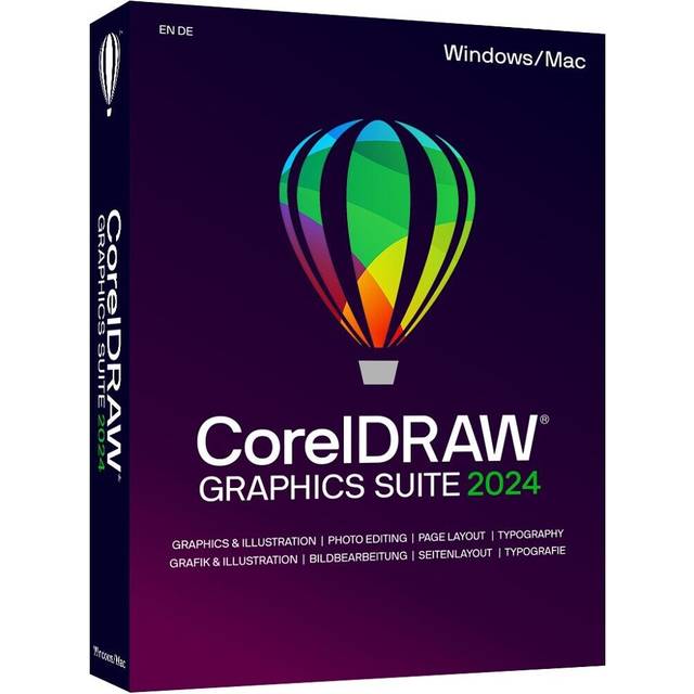 CorelDRAW Graphics Suite 2024, WIN/MAC, Dauerlizenz, Vollversion