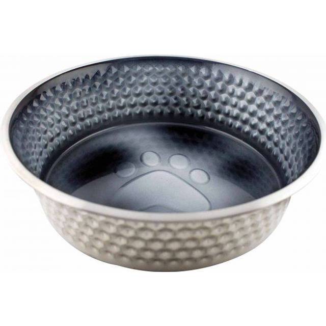 Weatherbeeta Non-Slip Stainless Steel Shade Dog Bowl - 23cm · Black