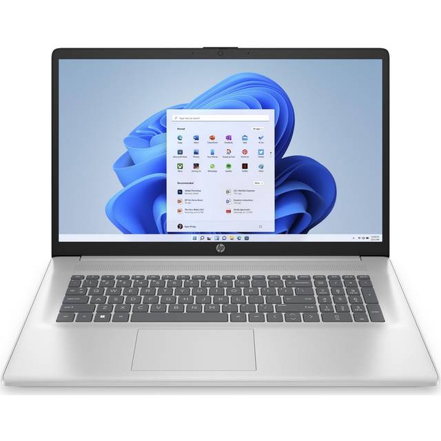HP Laptop 17-cn3135nw - 17.3" - Intel Core i5 - i5-1334U - 16 GB RAM - 512 GB SSD - tysk