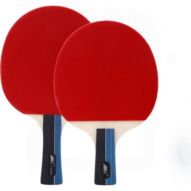 2 st uppgraderad bordtennisracket dubbel ansikte finnar-i racket gummi bordtennisfladderm&#xF6;ss l&#xE4;tt kraftfull topp rekommenderas - 2 cs handtag