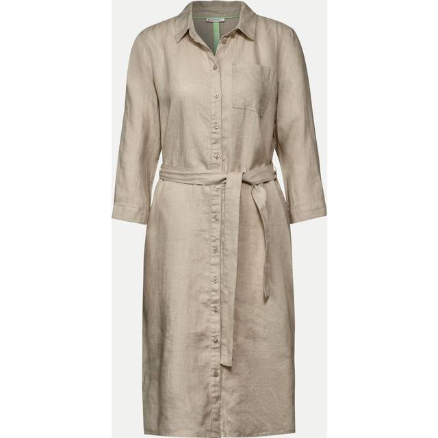 Beige Linen Dress - IT38|XS