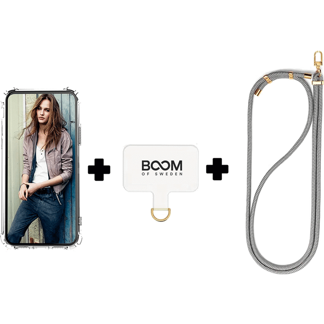 Boom Galaxy XCover 4 Skal med Halsband - GrÃ¥