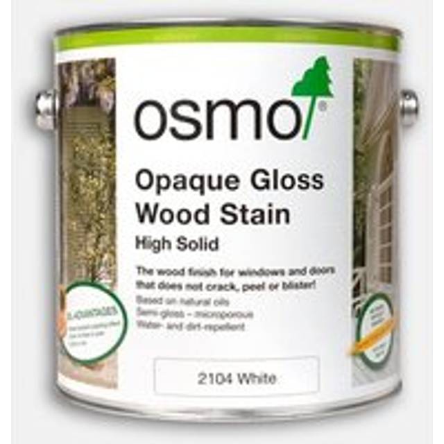 Opaque Gloss Wood Stain - White - 750ml - Osmo