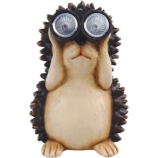 Garden Statues Frog Decor Sculptures With Led Lights Solar Lights