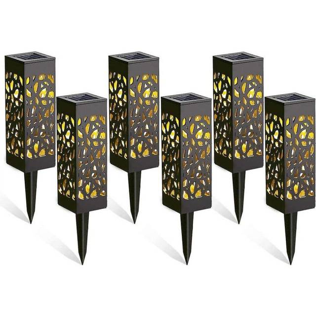 6 Pcs Solar Garden Lights, For Outside Garden, Ip65 Waterproof