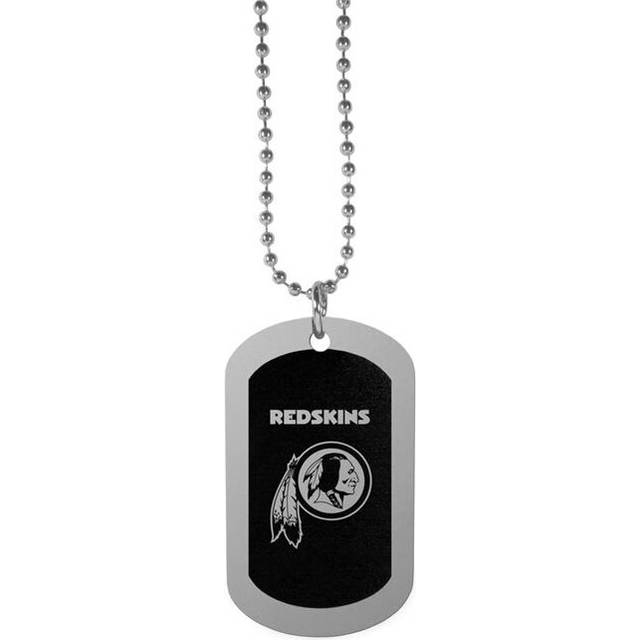 Siskiyou FTNB135 26 in. Unisex NFL Washington Redskins Chrome Tag Necklaces