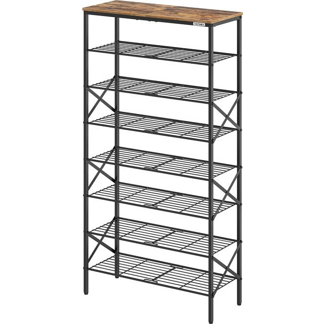 YATINEY 8 Tier Shoe Rack  Shoe Storage Organizer  Large Capacity Shoe Shelf Holds 32 Pairs of Shoes  Durable and Stable  for Entryway  Hallw